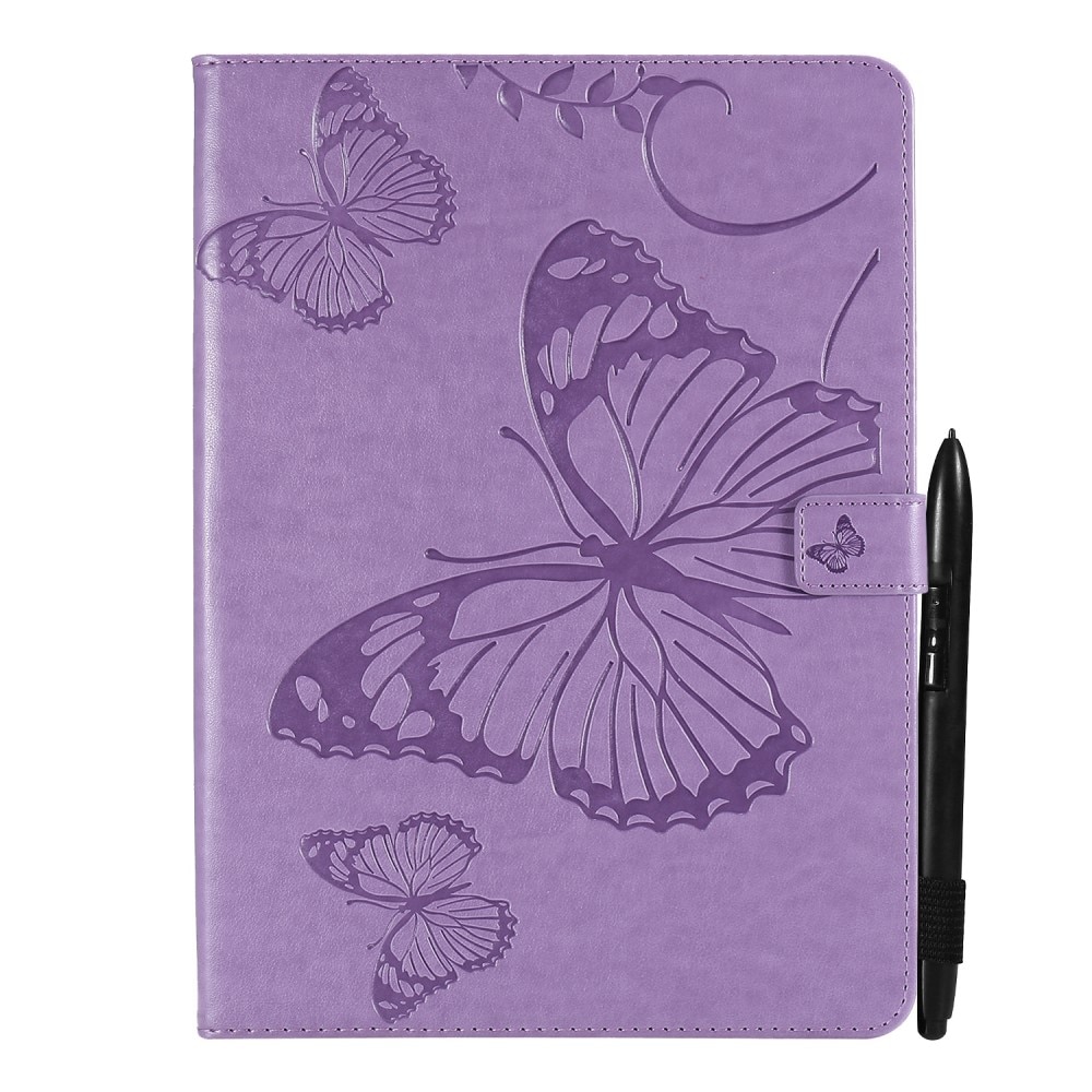 iPad Mini 6th Gen (2021) lila Fodral med fjärilar, lila