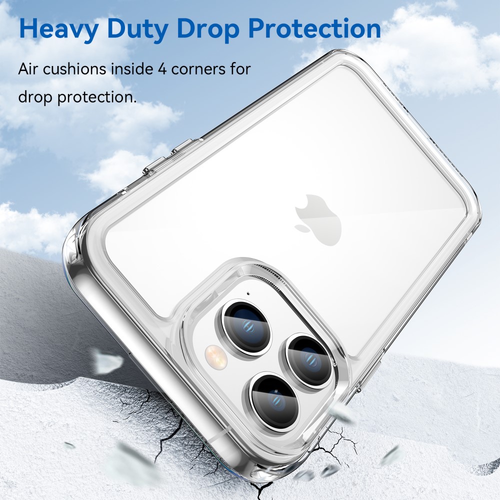 Apple iPhone 14 Pro Max Crystal Hybrid-skal, Genomskinlig