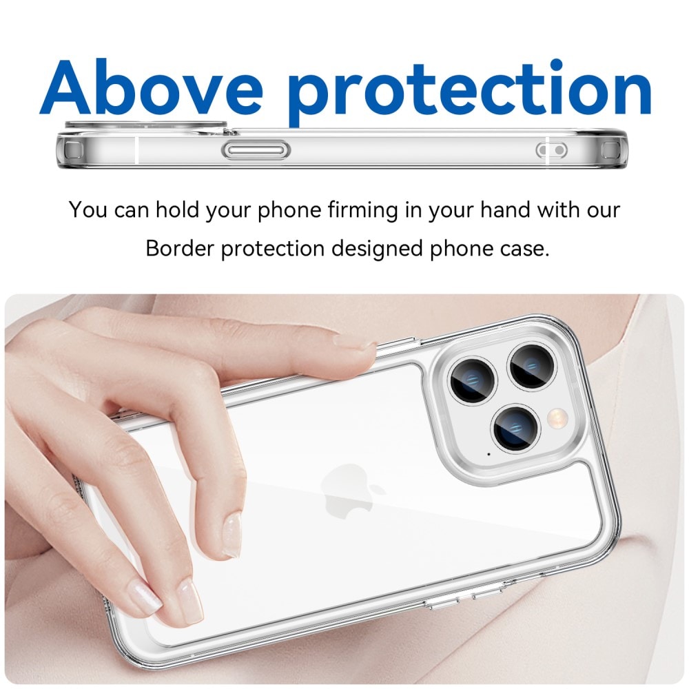 Apple iPhone 14 Pro Max Crystal Hybrid-skal, Genomskinlig