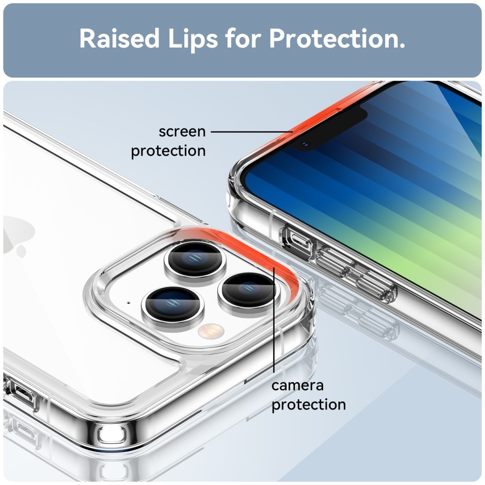 iPhone 14 Pro Max Crystal Hybrid-skal, transparent