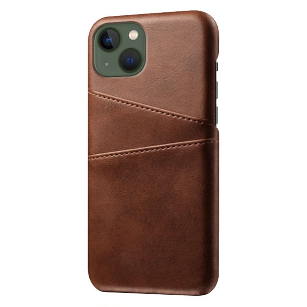 Apple iPhone 14 Plus Snyggt skal med 2 kortfack, Brun