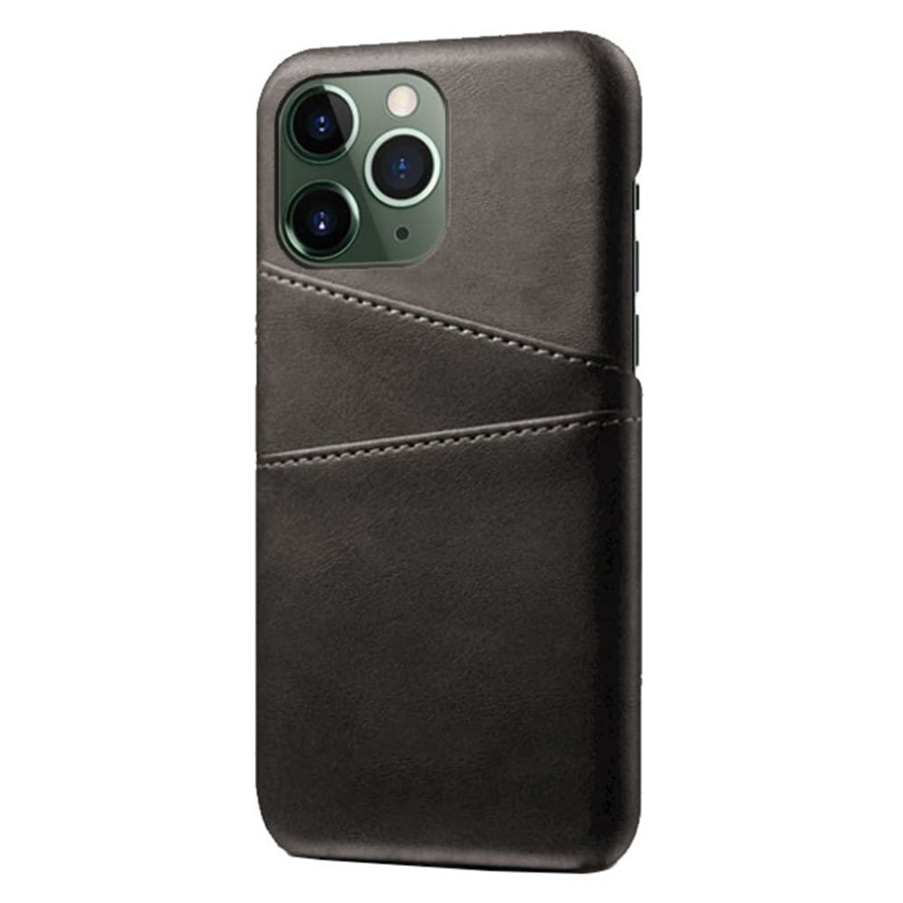 iPhone 14 Pro Snyggt skal med 2 kortfack, Svart