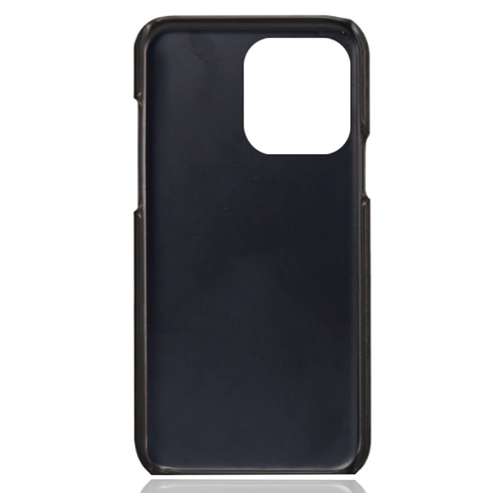 iPhone 14 Pro Snyggt skal med 2 kortfack, Svart