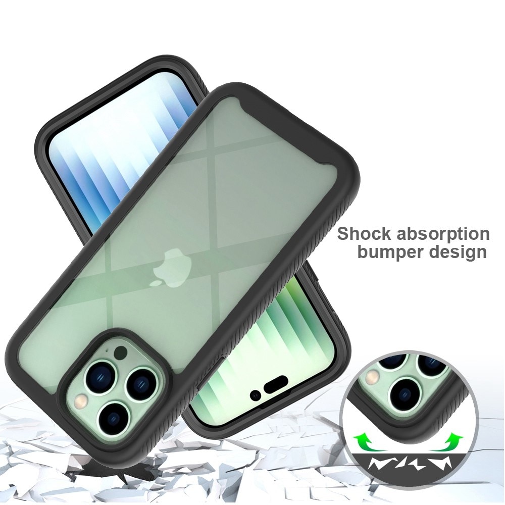 iPhone 14 Pro Max Mobilskal Full Protection, svart