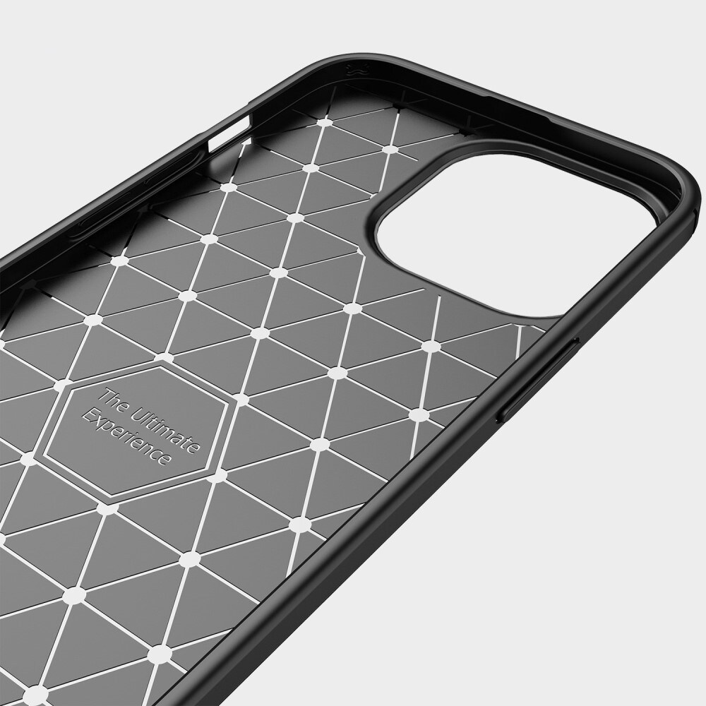 iPhone 14 Pro Max TPU-skal Brushed, Svart
