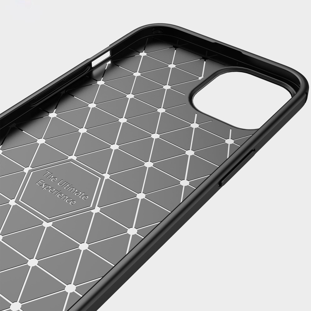 iPhone 14 Plus TPU-skal Brushed, Black