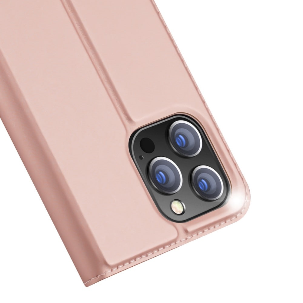 Apple iPhone 14 Pro Slimmat mobilfodral, Roséguld