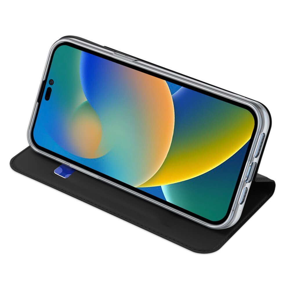 iPhone 14 Pro Slimmat mobilfodral, Svart