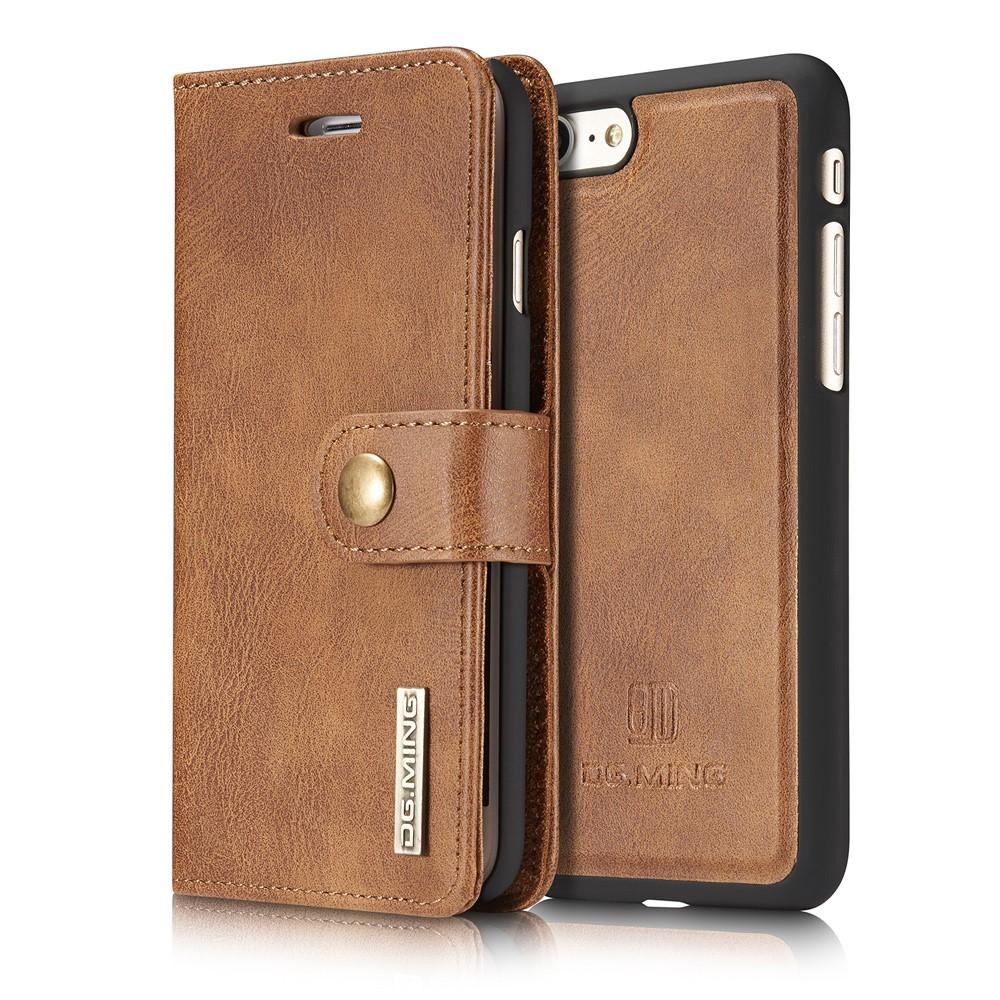 iPhone SE (2020) Plånboksfodral med avtagbart skal, cognac