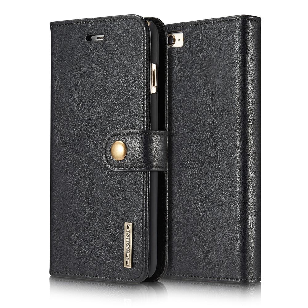 iPhone 6/6S Plånboksfodral med avtagbart skal, svart