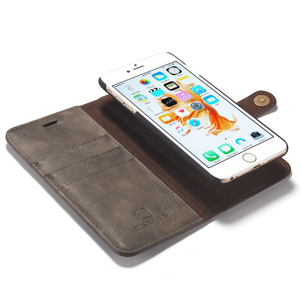 iPhone 6/6S Plånboksfodral med avtagbart skal, brun