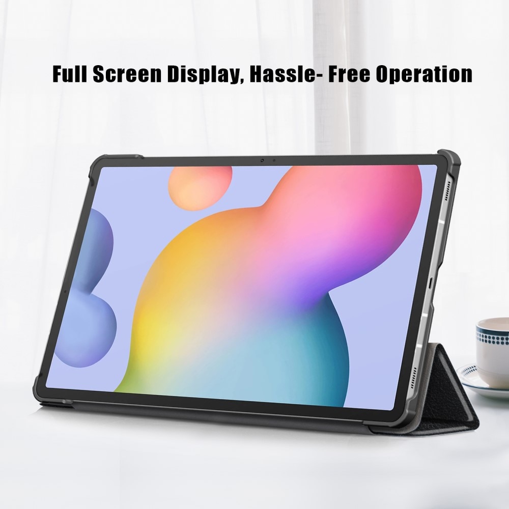 Samsung Galaxy Tab S7 FE Tri-Fold Fodral, svart