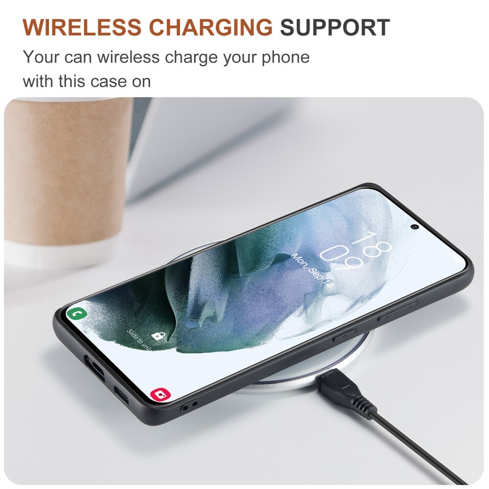 Samsung Galaxy S21 Ultra Skal med avtagbar plånbok, Svart