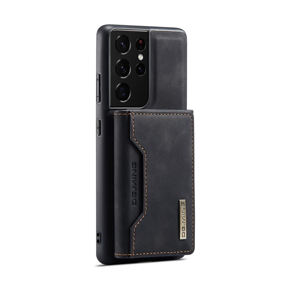 Samsung Galaxy S21 Ultra Skal med avtagbar plånbok, Svart