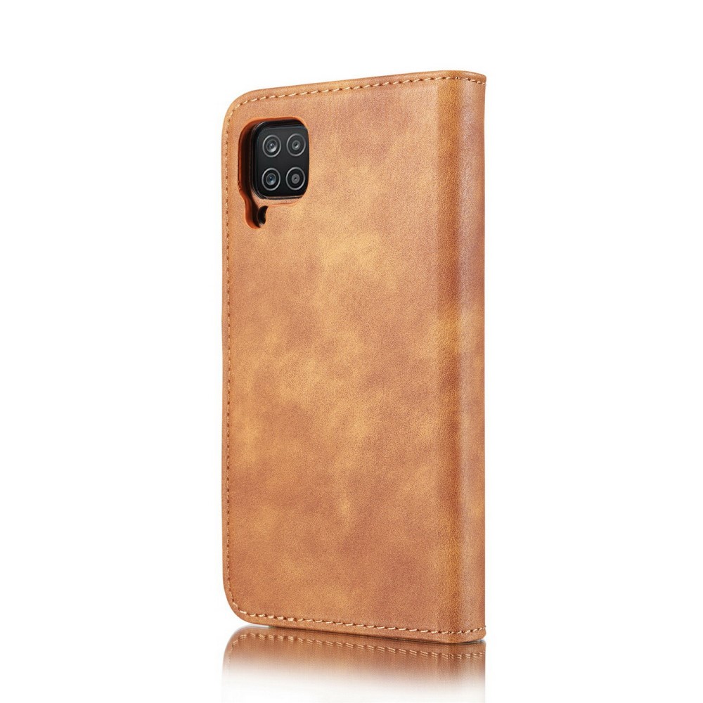 Samsung Galaxy A22 4G Plånboksfodral med avtagbart skal, Cognac