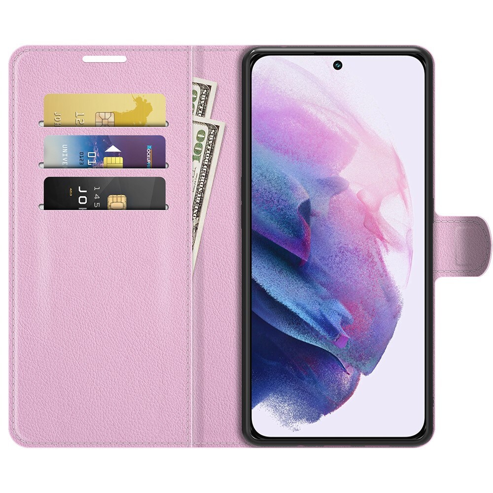 Samsung Galaxy S22 Enkelt mobilfodral, Rosa