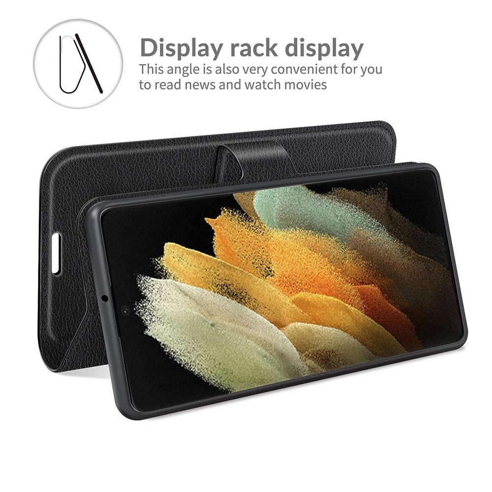 Samsung Galaxy S22 Ultra Enkelt mobilfodral, Svart
