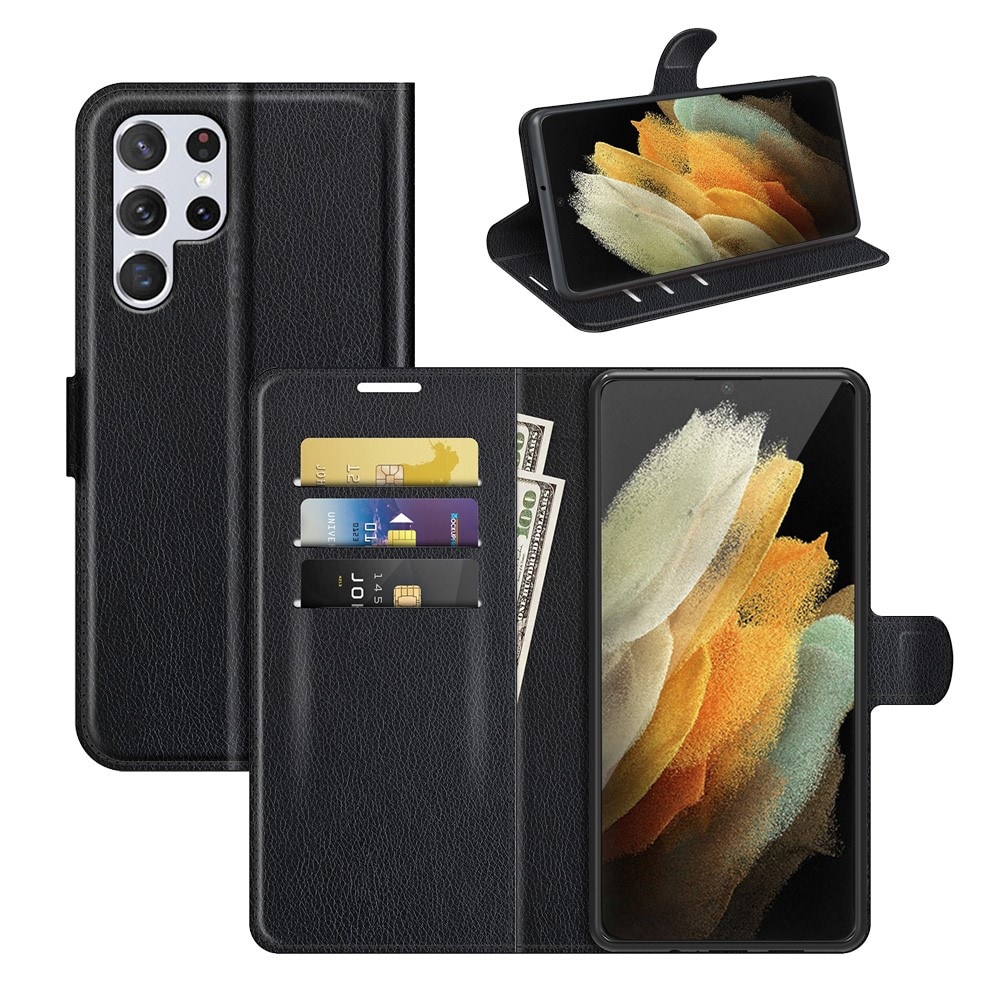 Samsung Galaxy S22 Ultra Enkelt mobilfodral, Svart