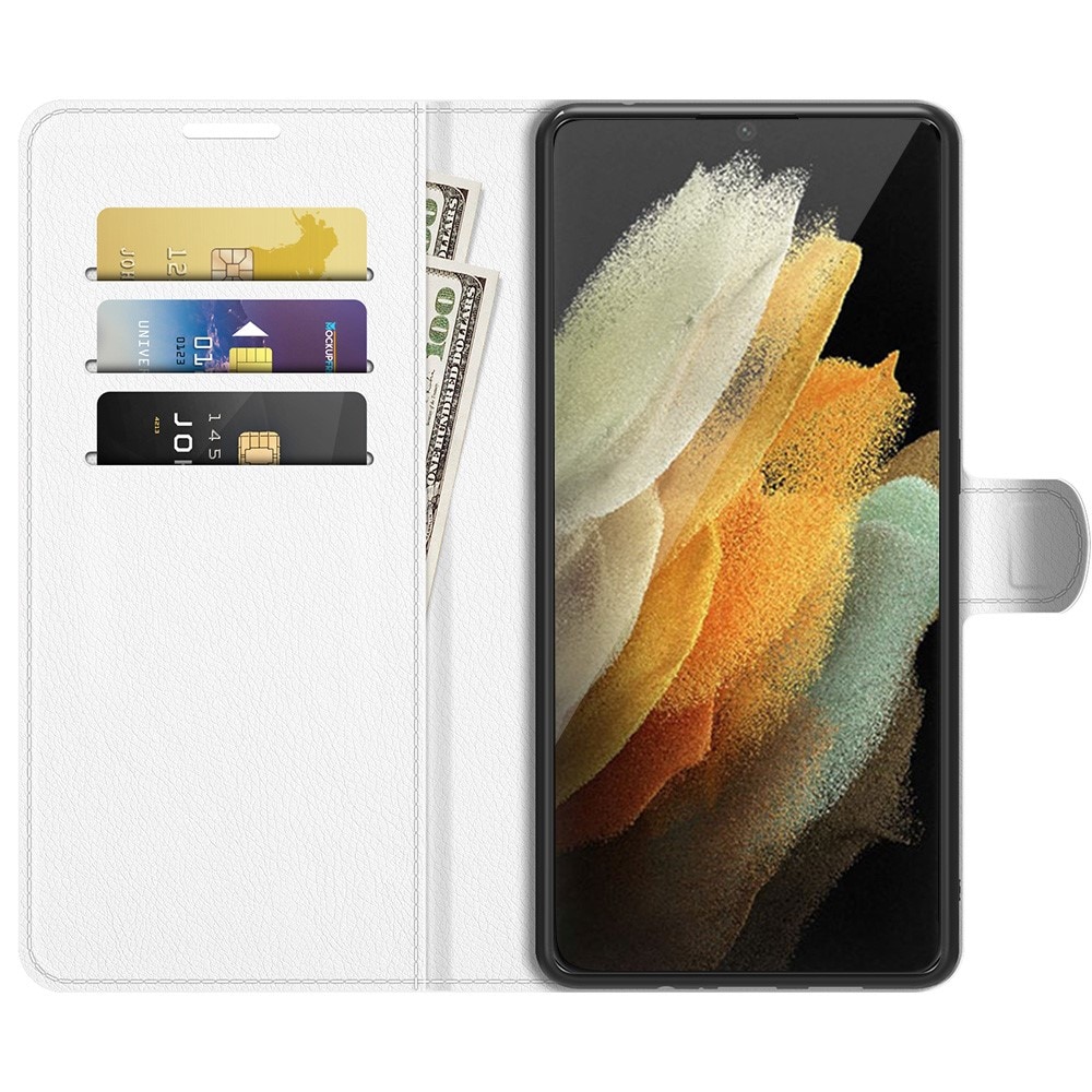 Samsung Galaxy S22 Ultra Enkelt mobilfodral, Vit
