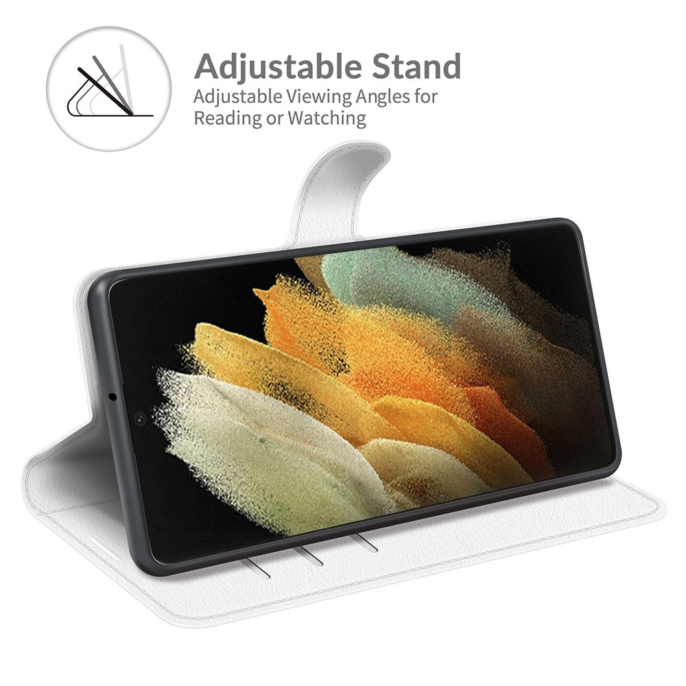 Samsung Galaxy S22 Ultra Enkelt mobilfodral, Vit