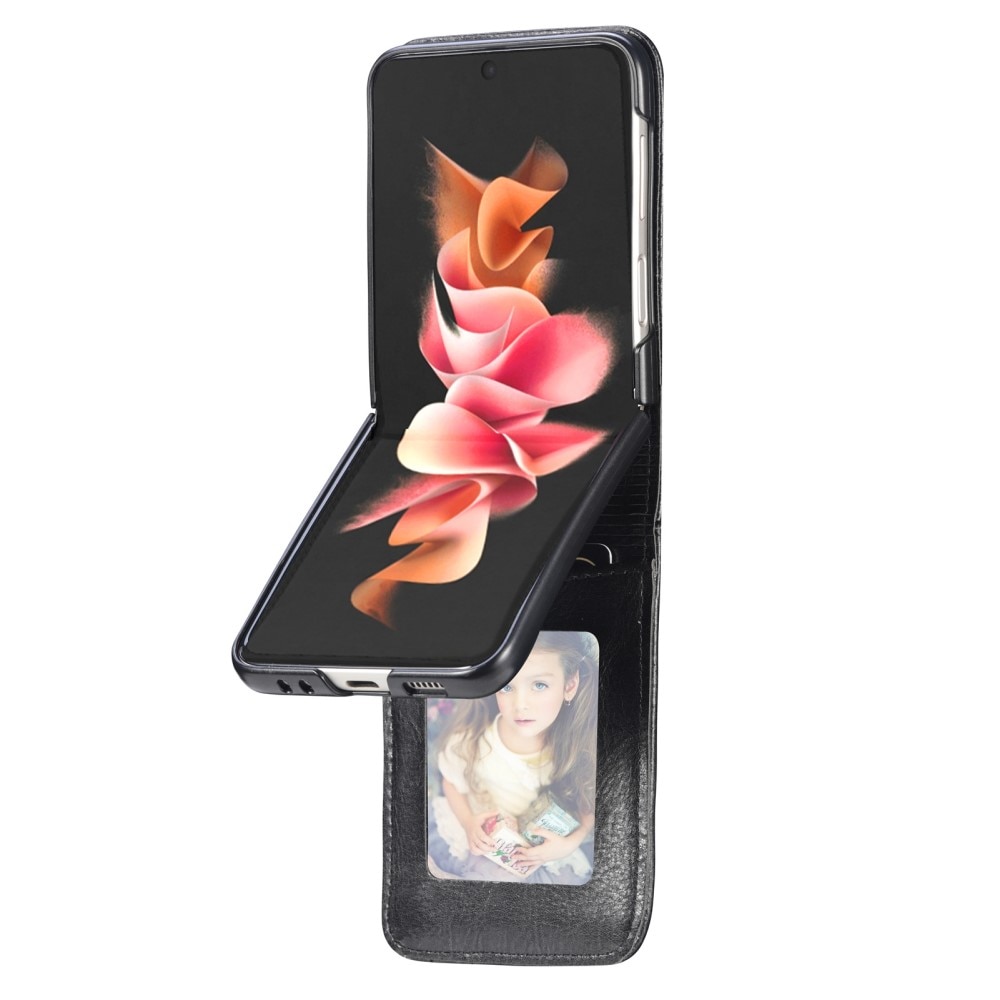 Samsung Galaxy Z Flip 3 Enkelt mobilfodral, svart