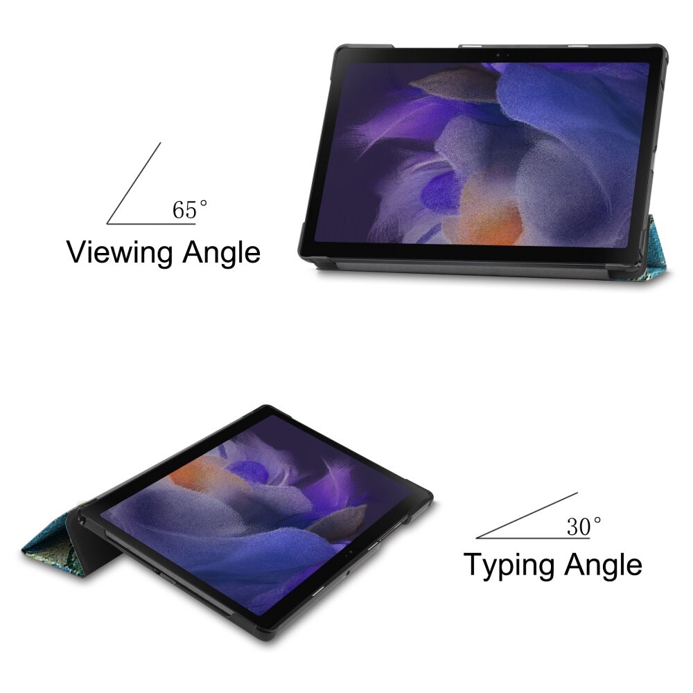 Samsung Galaxy Tab A8 Tri-Fold Fodral, Flerfärgad/Mönster