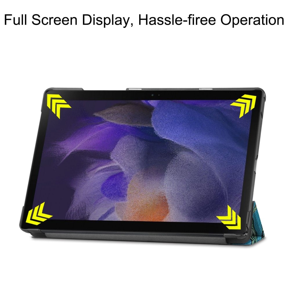 Samsung Galaxy Tab A8 Tri-Fold Fodral, Flerfärgad/Mönster