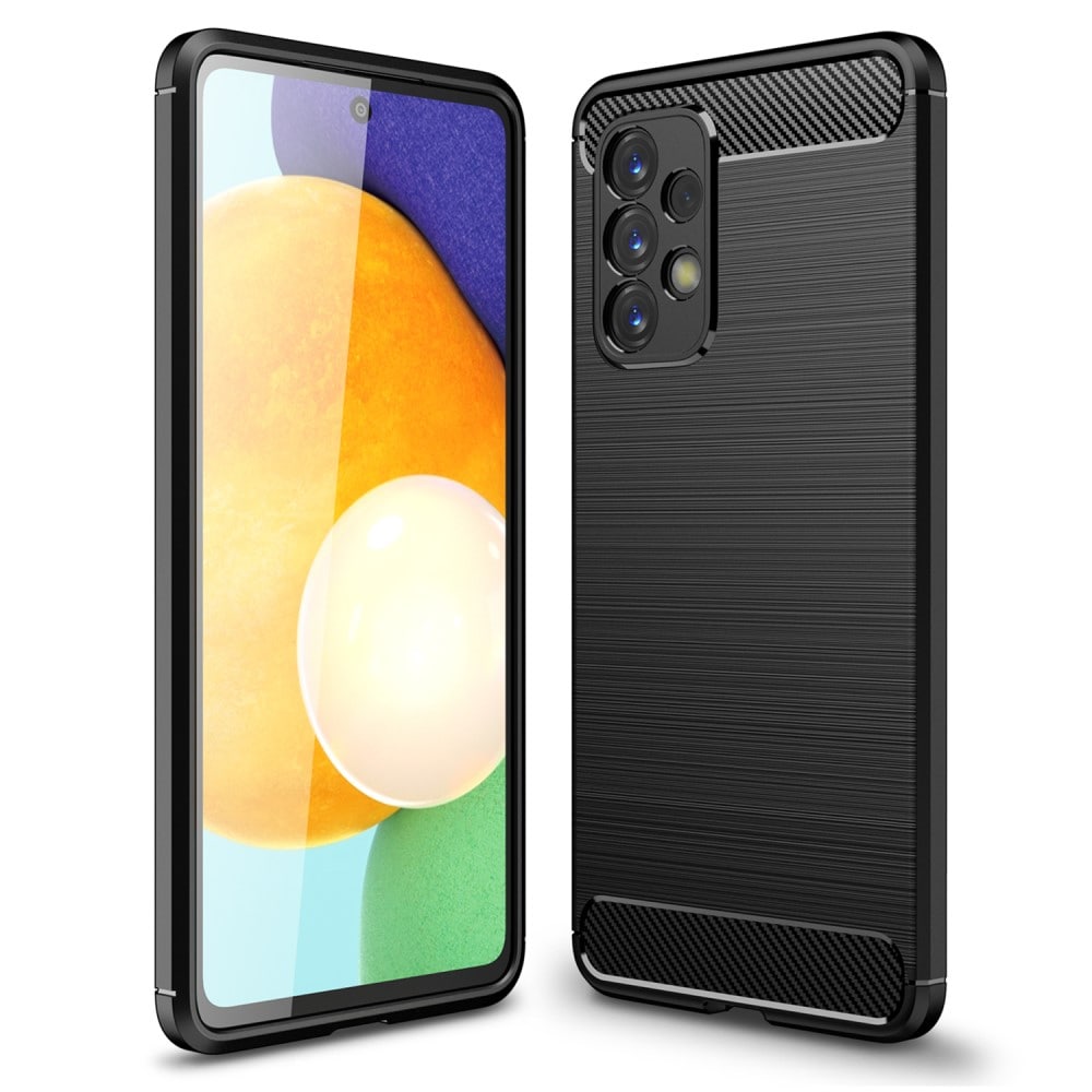 Samsung Galaxy A53 TPU-skal Brushed, Svart