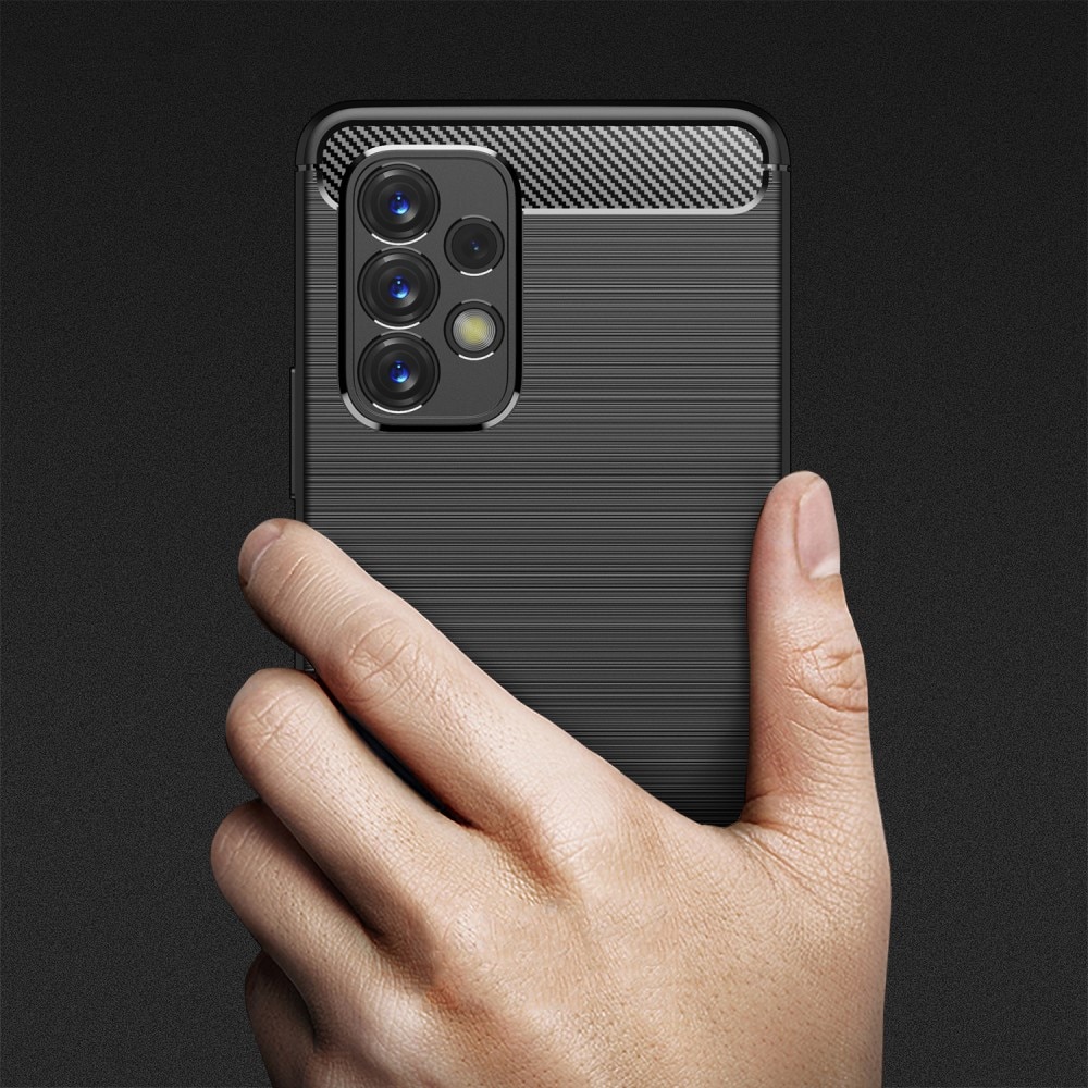 Samsung Galaxy A53 TPU-skal Brushed, Black