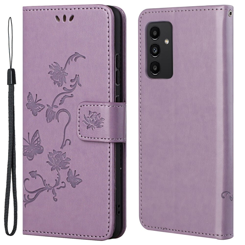 Samsung Galaxy A13 Mobilfodral med fjärilar, Lila
