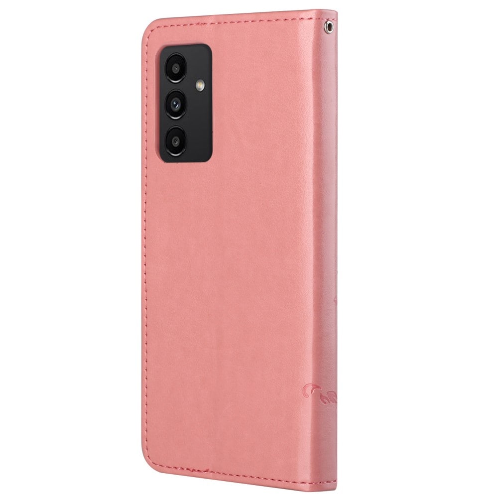 Samsung Galaxy A13 Mobilfodral med fjärilar, Rosa