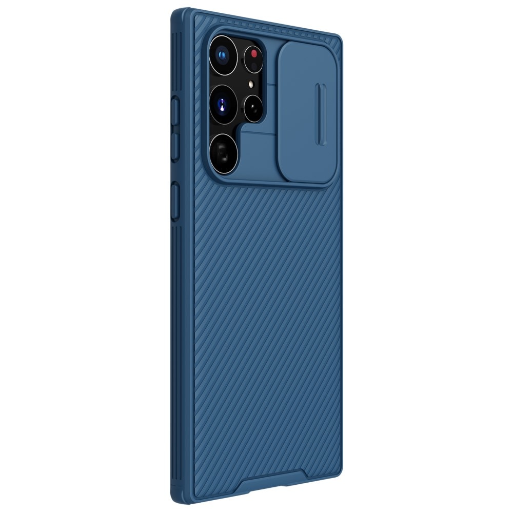 Samsung Galaxy S22 Ultra Skal med kameraskydd - CamShield, blå