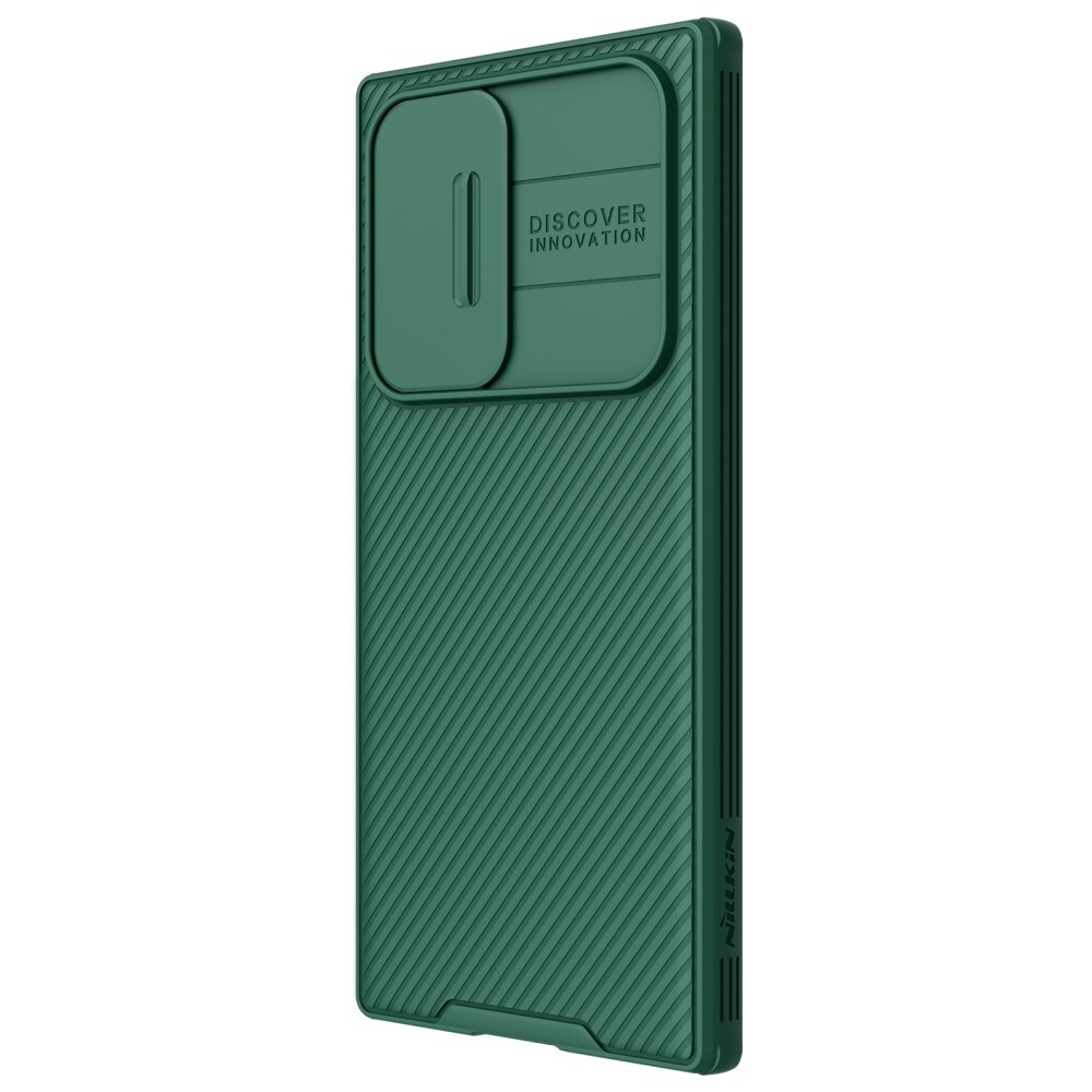Samsung Galaxy S23 Ultra Skal med kameraskydd - CamShield, Grön