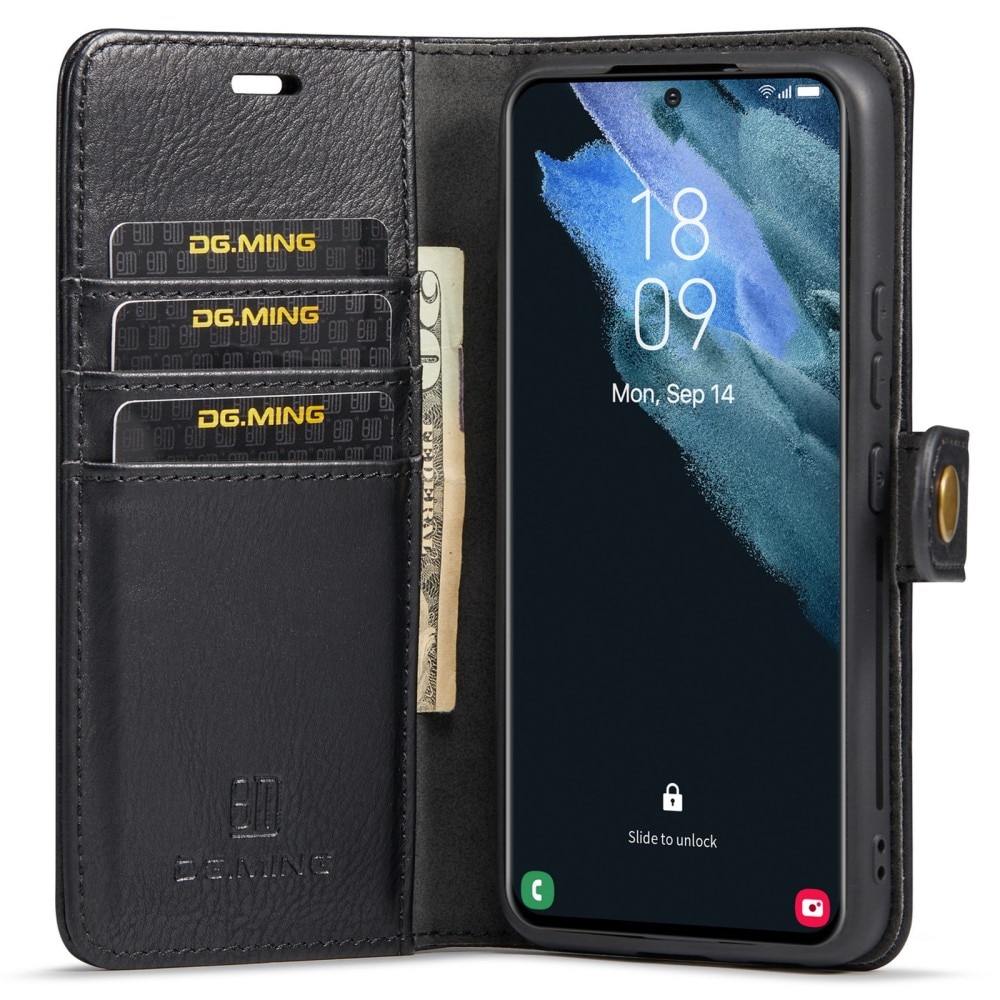 Samsung Galaxy S22 Plus Plånboksfodral med avtagbart skal, svart
