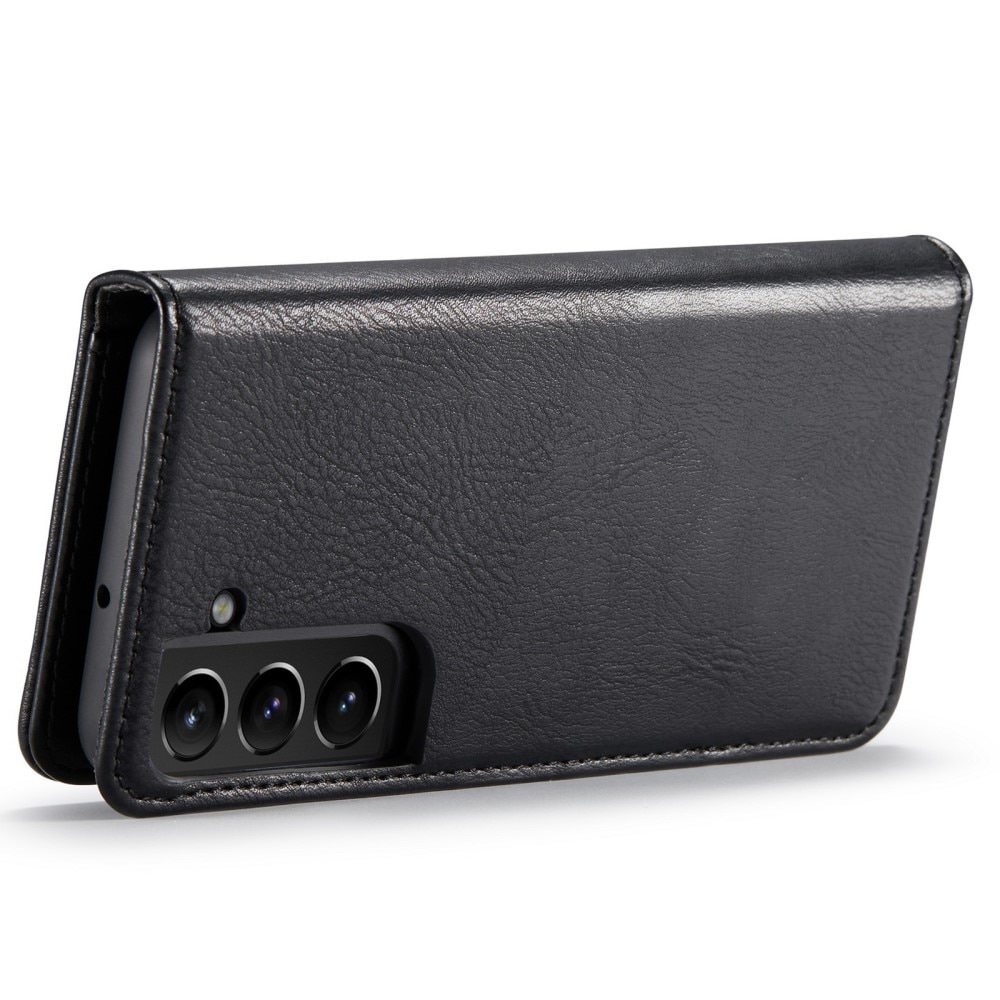 Samsung Galaxy S22 Plånboksfodral med avtagbart skal, svart