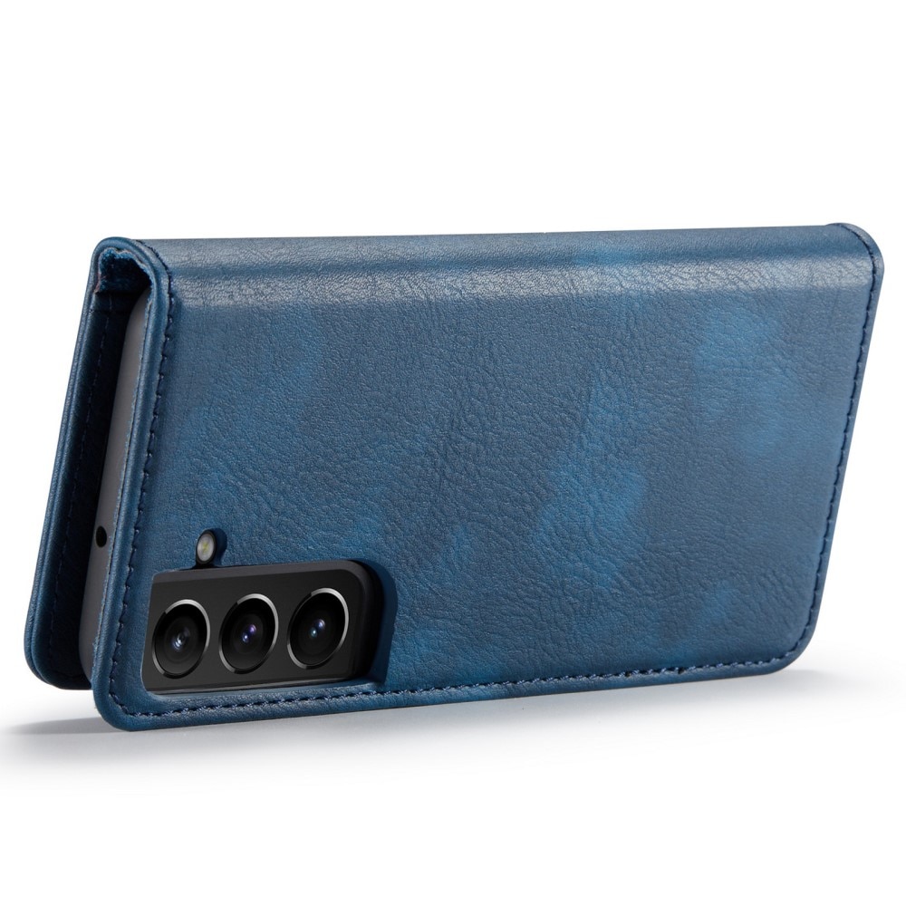 Samsung Galaxy S22 Plånboksfodral med avtagbart skal, blå