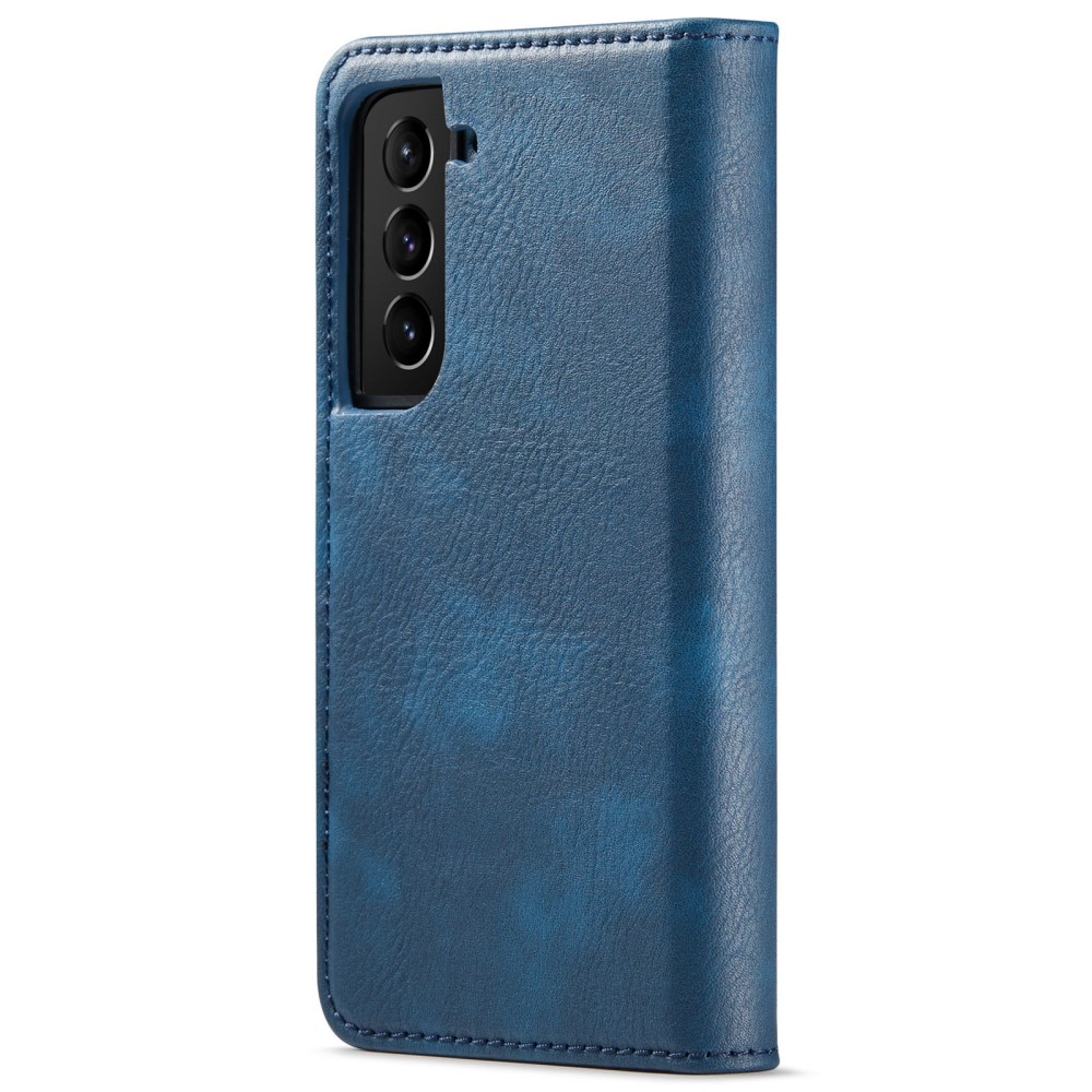 Samsung Galaxy S22 Plånboksfodral med avtagbart skal, blå