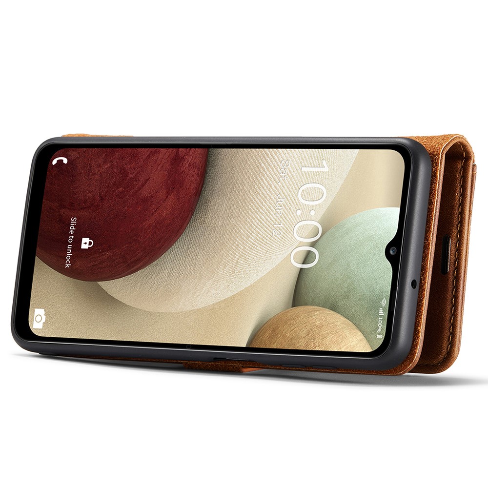 Samsung Galaxy A04s Plånboksfodral med avtagbart skal, Cognac