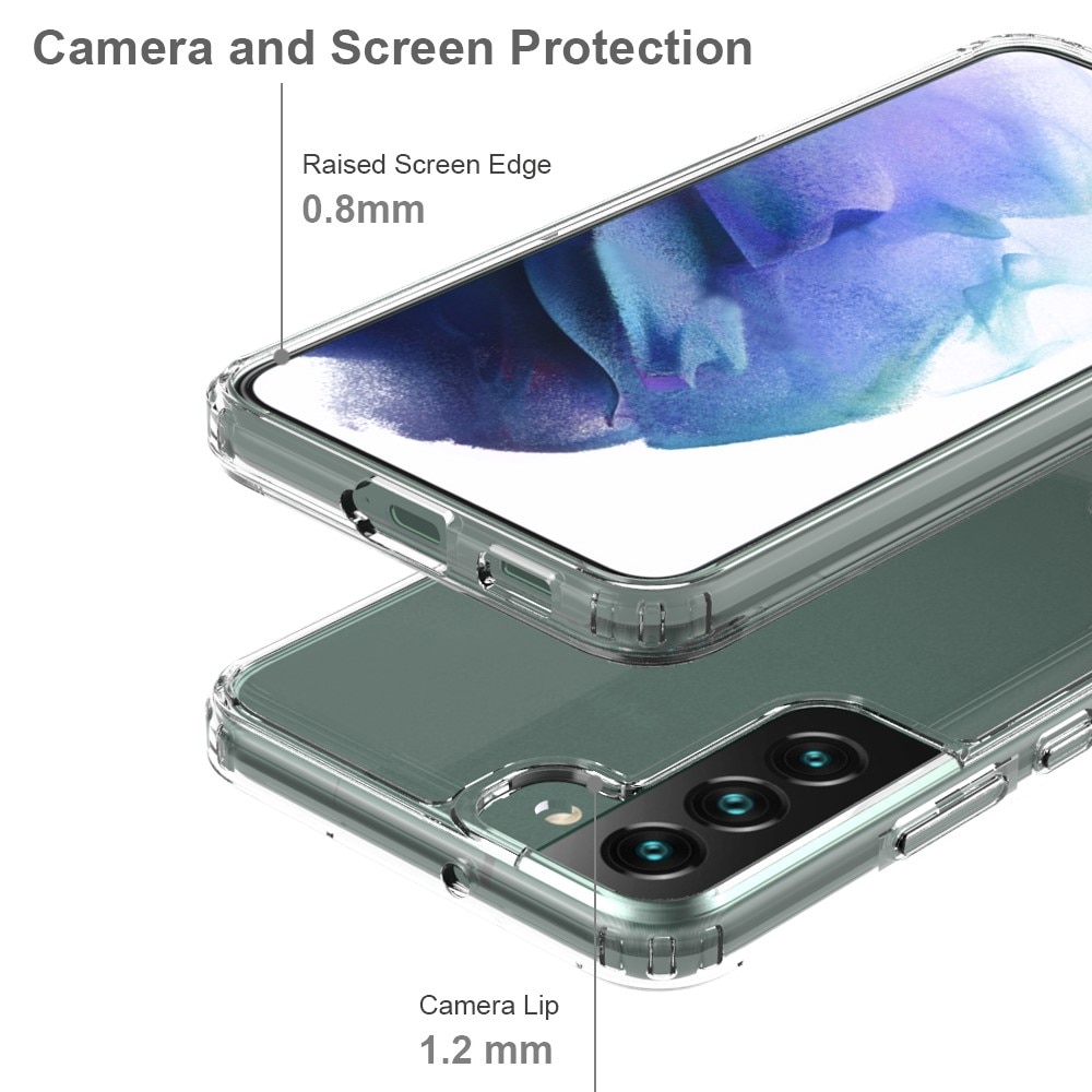 Samsung Galaxy S22 Plus Crystal Hybrid-skal, transparent