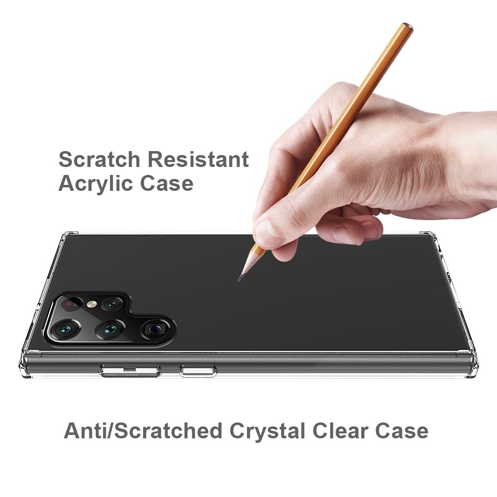 Samsung Galaxy S22 Ultra Crystal Hybrid-skal, transparent