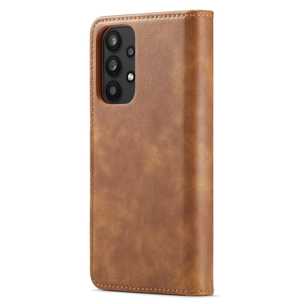 Samsung Galaxy A33 Plånboksfodral med avtagbart skal, cognac