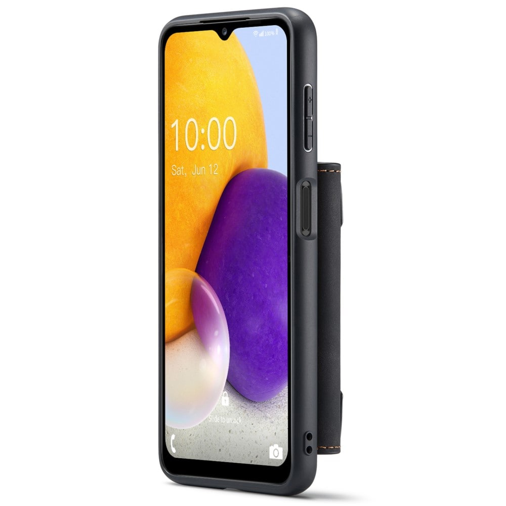 Samsung Galaxy A13 Skal med avtagbar plånbok, Svart
