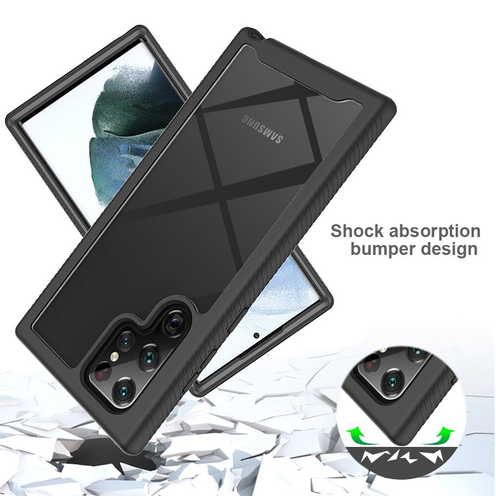 Samsung Galaxy S22 Ultra Mobilskal Full Protection, svart