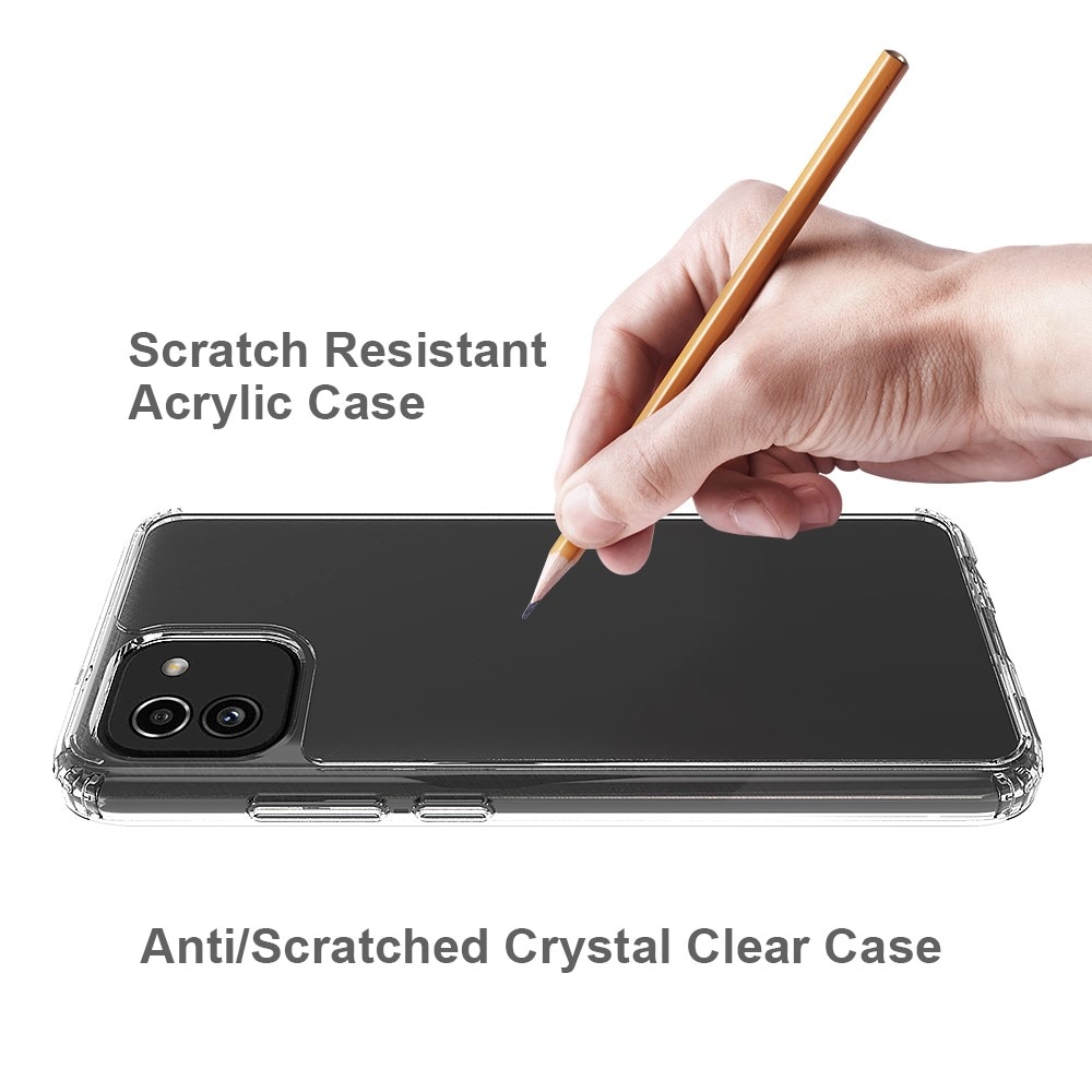 Samsung Galaxy A03 Crystal Hybrid-skal, transparent