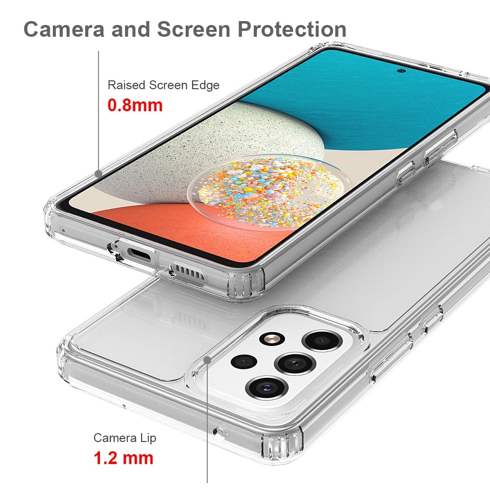 Samsung Galaxy A53 Crystal Hybrid-skal, transparent