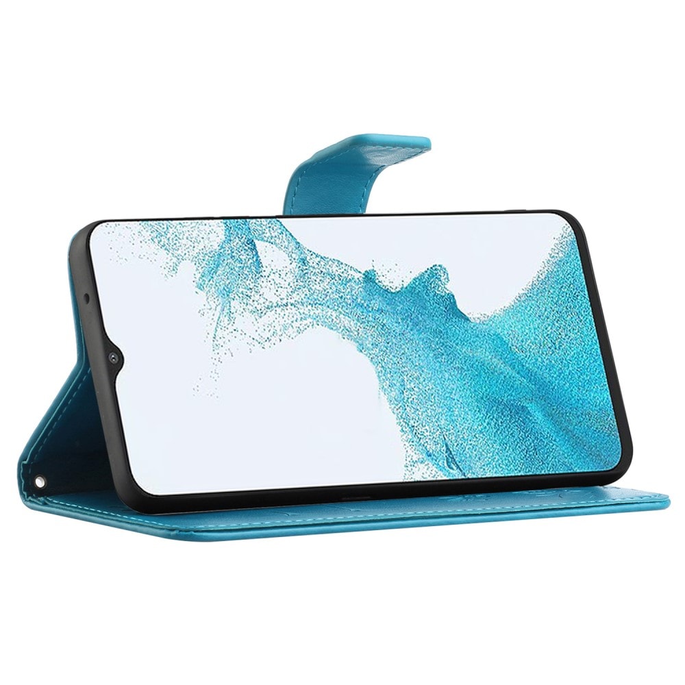 Samsung Galaxy A23 Mobilfodral med fjärilar, Blå