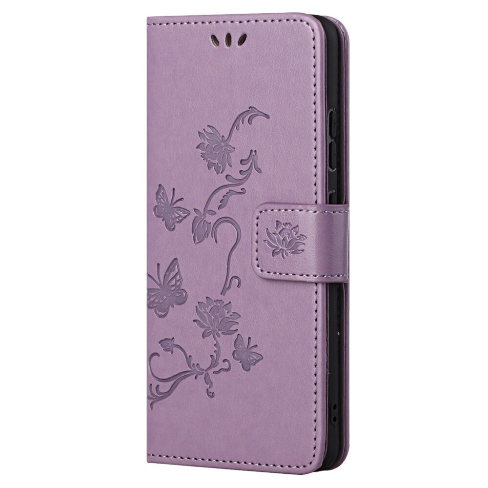 Samsung Galaxy A23 Mobilfodral med fjärilar, Lila