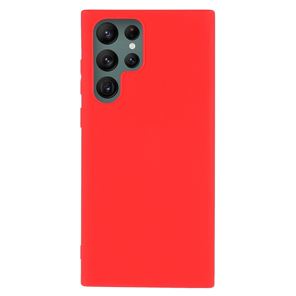 Samsung Galaxy S22 Ultra Mobilskal i TPU, Röd