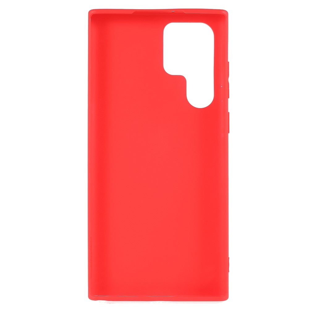 Samsung Galaxy S22 Ultra Mobilskal i TPU, röd