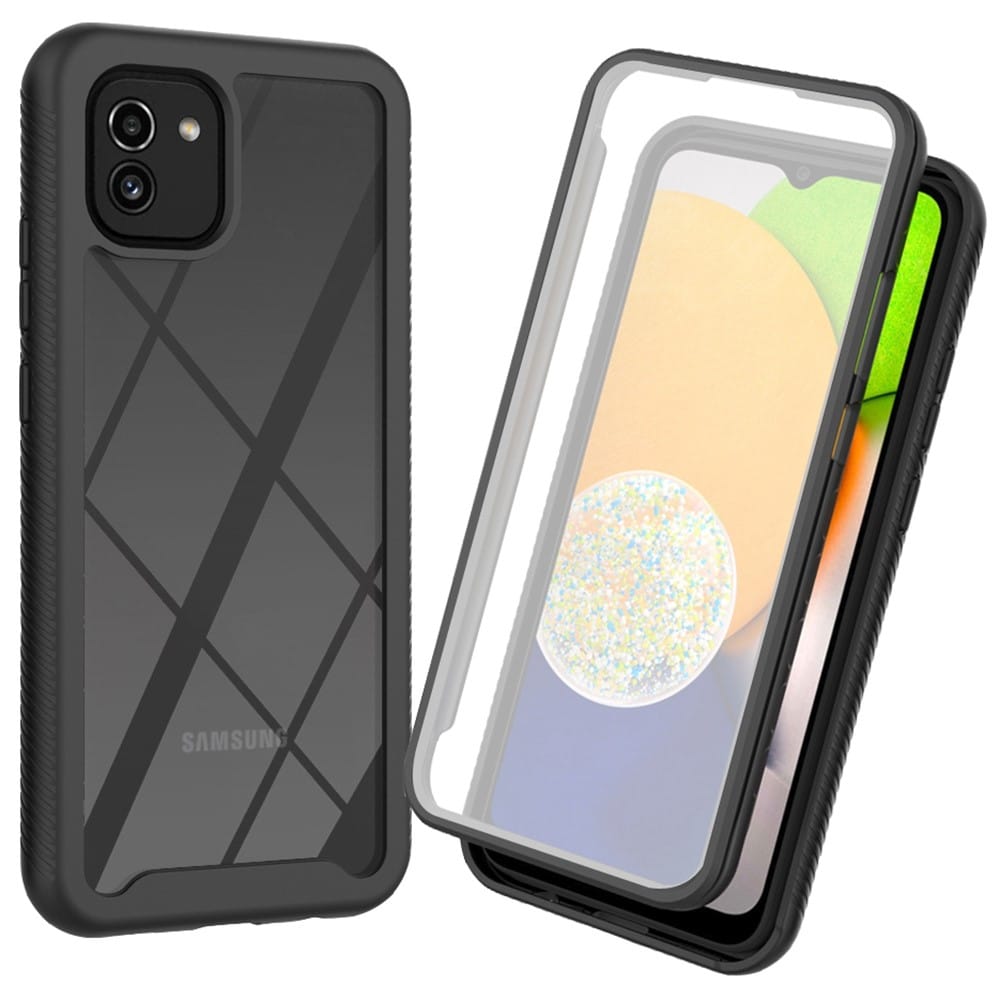 Samsung Galaxy A03 Mobilskal Full Protection, Svart
